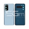 Retro Cover Silver Frost + Vetrino Camera Huawei P40 No Logo