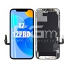 Display Touch + Frame Black iPhone 12 - 12 Pro RJ (IC Changeable)