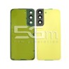 Retro Cover Lime + Vetrino Camera Samsung SM-S901 S22 No Logo