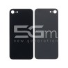 Rear Cover Black iPhone SE 2020 - SE 2022 Small Hole No Logo