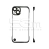 Custodia Ultrasottile Elegante Con Placcatura Nera iPhone 14