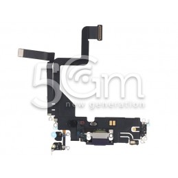 Charging Connector Purple Flex Cable iPhone 14 Pro (PULLED)