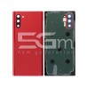 Rear Cover Aura Red + Camera Lens Samsung SM-N970 Note 10 No Logo