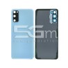 Rear Cover Cloud Blue + Camera Lens Samsung SM-G980 - G981 S20 No Logo