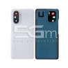 Rear Cover White + Camera Lens Xiaomi Pocophone F3 5G No Logo