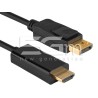 DisplayPort Male to HDMI Male Cable 1.8m