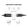 DisplayPort Male to HDMI Male Cable 1.8m