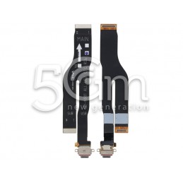 Conector de Carregamento Flex Cable Samsung SM- N980 - N981 Note 20