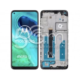 Display Touch + Frame Black Moto G8 (IPS)