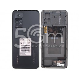 Frame + Rear + Fingerprint Black Xiaomi Redmi Note 11 Pro 5G (PULLED)