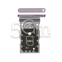 SIM Tray Lavender Samsung SM-G990 S21 FE Ori