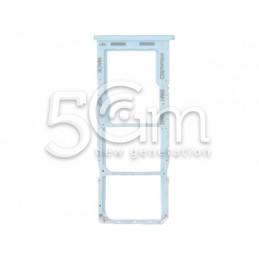 Sim Card Tray Light Blue Samsung SM-M135 M13 Ori