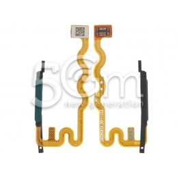 Fingerprint Flex Cable Sea Green Moto G04