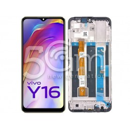 Display Touch + Frame Black Vivo Y16 (IPS)