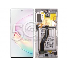 Display Touch + Frame Aura White Samsung SM-N975 Note 10 Plus (PULLED)