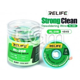 RELIFE RL-20B 1.5mm 1.5M Desoldering Wick (1PCS)